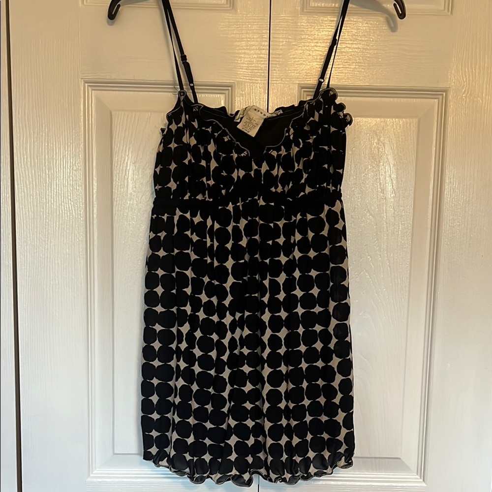 Max Studio Elegant Black and White Dress